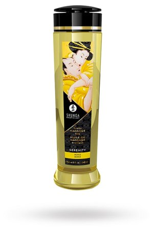 Shunga: Erotisk Massasjeolje Eple - 240ml - Erotik Vuxen: Massasjeoljer