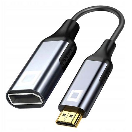 CO2 HDMI TILL DISPLAYPORT ADAPTER 1.4 HDMI KABEL - DP FHD 240HZ 4K 60HZ HDR