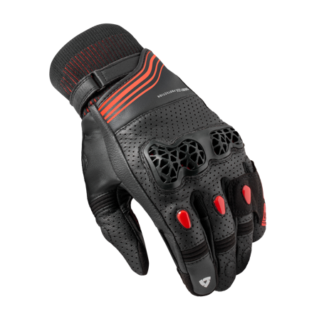 Rękawice Motocyklowe REV'IT! Positron Czarny/Czerwony XXXL