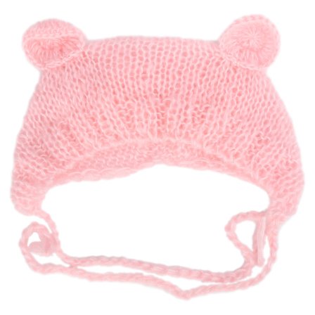 Rosa Baby Fotografering Hatt Spädbarn Nyfödd Rekvisita 0-6 Månader