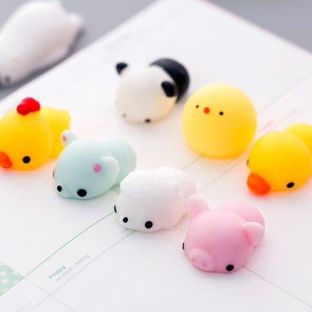 Squeeze Stress Relief Toy Animal Squishy Toy Soft PVC Decompression Toy Party Favor för kontor HushållPanda