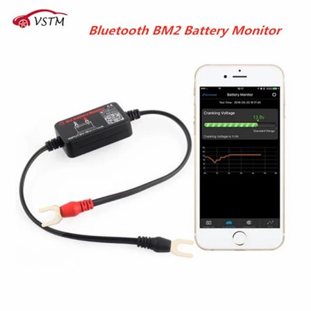 Uusin 2022 BM2 Bluetooth 12V akkumonitori auton akkuanalysaattori testaa akun diagnostiikkatyökalun Android- ja IOS-puhelimille