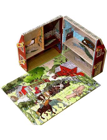 Emils' Katthult Bring-A-Long Playhouse Puzzle Patterned Emil I Lönneberga