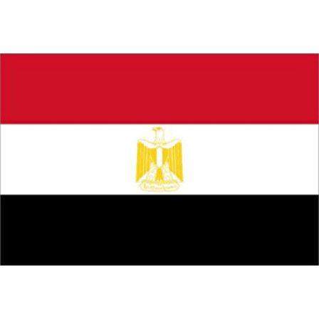 Egyptens Flag - Hvid