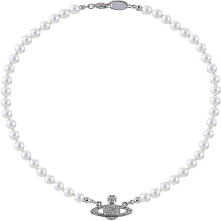 Strass Faux Planet Saturn Pärlhalsband För Kvinnor Smycken, Falsk Pärlkrage Hänge Ett Halsband Män Med Charm För Flickor Y2k Smycken Damer