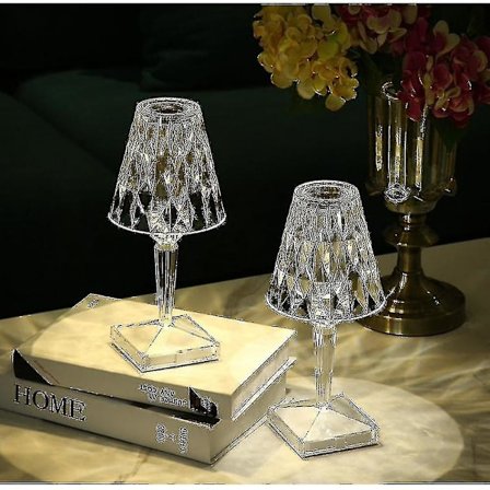 Italian design Kartell akryyli yövalo pöytävalaisin