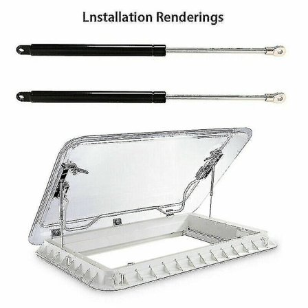 2 stk. Gassdempere Passer Dometic For Seitz Heki Caravan Lukerutetak 330mm Uk feng