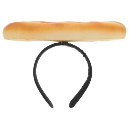 Brun Baguette Brød Hårbøjle til Hår Moderigtig Hårbøjle