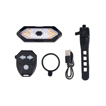 Elektrisk Scooter Blinkers, Fjärrkontroll Cykel LED Blinkers/Bakljus, Justerbar Riktning