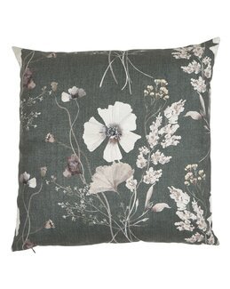 Putetrekk Sabine blomstrete 1-pk Grønn