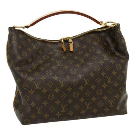 Louis Vuitton Vintage, Pre-owned Canvas Shoulder Bags Bruin, Dames, Maat:ONE Size