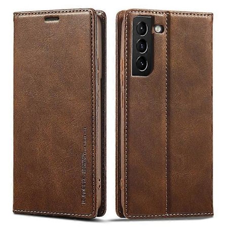 LC.IMEEKE Kompatibel med Samsung Galaxy S21+ 5G Stødsikkert PU Læder RFID Telefon Cover Wallet Stand Auto Lukning Magnetisk