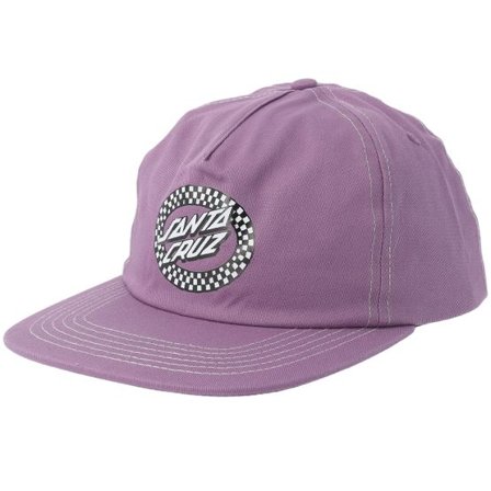 Santa Cruz - Lila snapback Keps - Collage Oval Dot Purple Haze A-Frame Snapback @ Hatstore