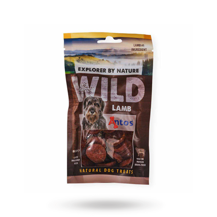 Wild Snacks Lamb 80g - Matskål, hundgodis & tuggisar