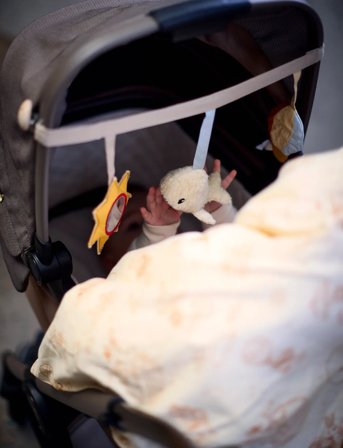 Filibabba Pram Chain With Charms - Dreamy Adventurers - Beige - ONE SIZE