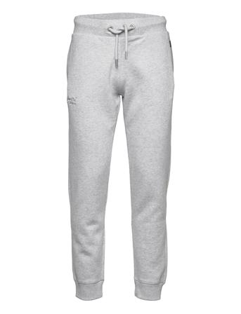 Vintage Logo Emb Jogger Sweatpants Mjukisbyxor Grå Superdry