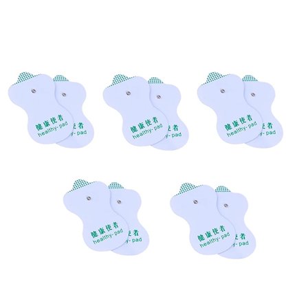 Selvklebende erstatningselektrode pads 10 stk. firkantet 4*4cm Tens ikke-vevd stoff for muskelstimulator Tens maskin pads støtter