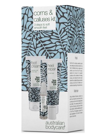 Australian Bodycare Corns & Calluses Kit - 3 Steps To Soft Smooth Feet - Nude - ONE SIZE