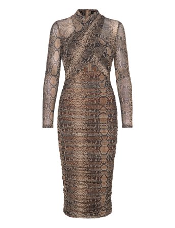 Bardot Aliyah Printed Midi Dress - Multi/patterned - L