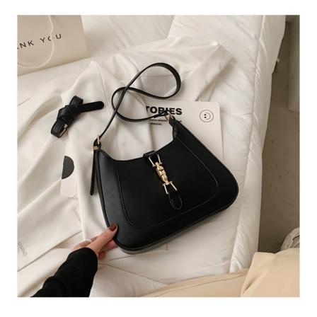Kvinder Dame Håndtaske Summer Tide Crossbody One Shoulder Bærbar Underarm Taske Black