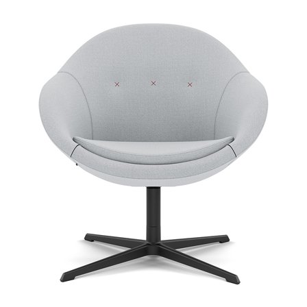 Varier Furniture Kokon Club - Grey Wool - Black base