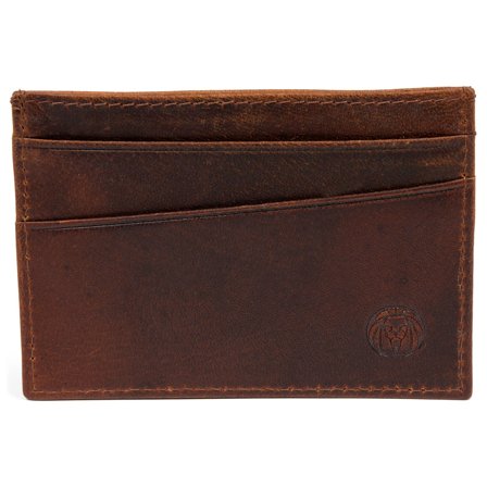 Montreal Mini Tan RFID Leather Card Holder for Men - Card Holders