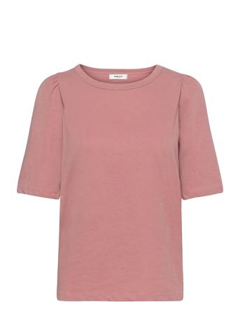 Mschmomi Puff Tee T-shirt Top Lyserød MOSS COPENHAGEN