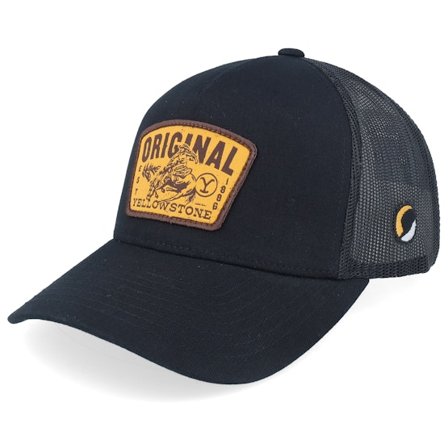 Yellowstone - Original Black A-Frame Trucker Trucker Black Cap - @ Hatstore