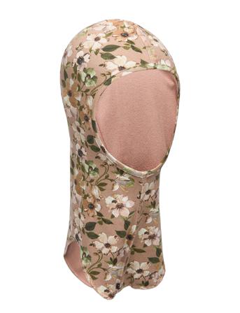 Viscose Elestane Fullface - Aop Accessories Headwear Balaclava Ruskea Mikk-Line