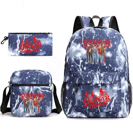 Stranger Things rygsæk Stranger Things Trio-a skole taske