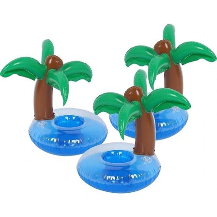 Oppblåsbare drikkeholdere 3-pakning Drikke Basseng Flyter Koppholder