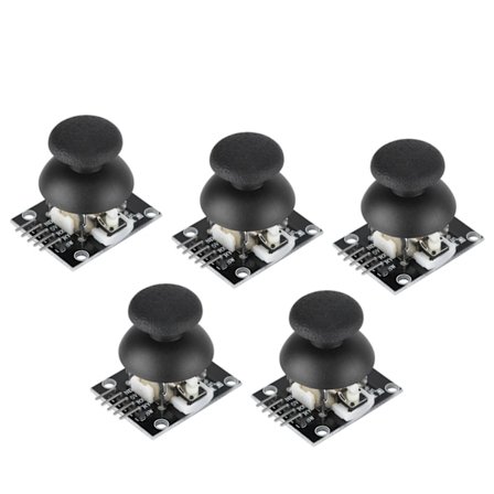 5 stk Dual-akse joystickmodul for PS2 spillkontroller Gamepad kontrollspake sensor for Arduino