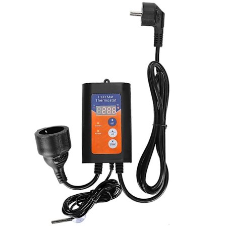 Temperaturregulator Termostater Termoregulator Temperaturkontrolinstrumenter EU-stik 220V