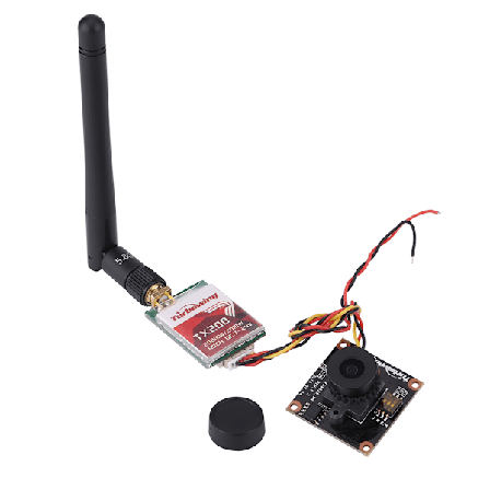 5.8G Omskiftelig 20mw/200mw 40CH Telemetri Transmitter + 900TVL Kamera til FPV Drone