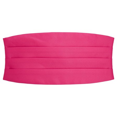 Screaming Pink Basic Cummerbund for Men - Cummerbunds