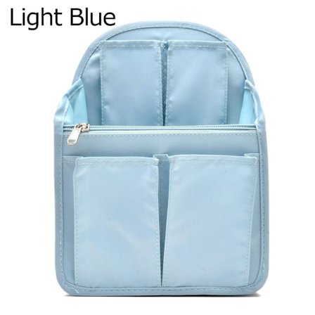 Ryggsekk Innsats Bag Oppbevaringsveske LYS BLÅ LYS BLÅ