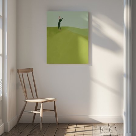 Golf Canvastavla 30x40 cm