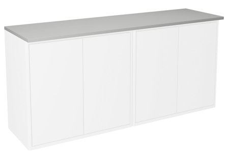 Gustavsberg Graphic Toppskiva för skåp 120 x 32 cm, med belysning Grå, Badrum