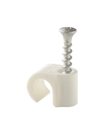 Castor Rund clips m/skrue 14-18 (15stk)