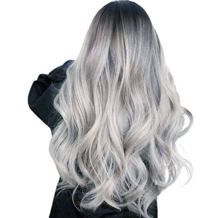 Pitkähiuksinen kihara peruukki naisille, keskijakauksella