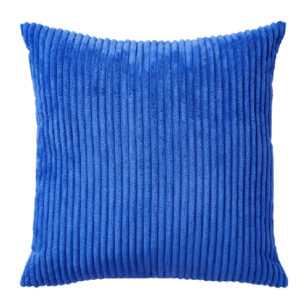 Åhléns Home Ribbad kudde SOFTA 45x45 cm Kuddar Blå ONESIZE