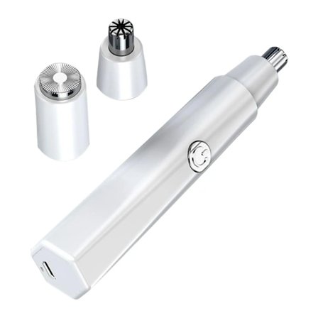 Kompakti korva- ja nenäkarvatrimmeri Ladattava IPX5 Vedenkestävä Helppo puhdistaa Henkilökohtainen viiksien ja parran trimmeri