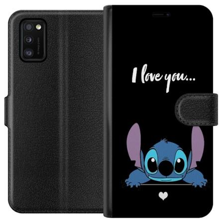 Samsung Galaxy A41 Lommeboketui Stitch Jeg Elsker Deg