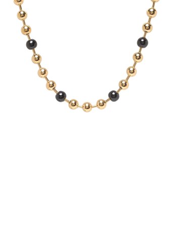 Bud to rose | Eclipse Short Necklace Ivory/Gold | ONE SIZE