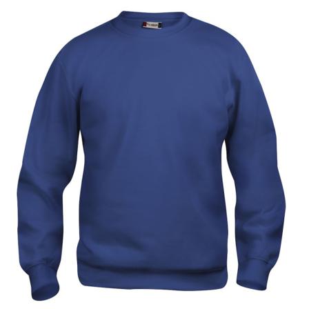 Clique Unisex Vuxen Basic Tröja Med Rund Hals S Blå