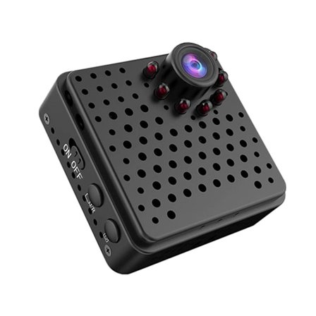 Mini Kamera 1080P Vidvinkel Wi-Fi Kamera med Rörelsedetektering Svart YEMAESRE