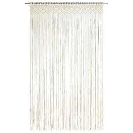 Vidaxl Gardin Makramé 140x240 Cm Bomull Creme