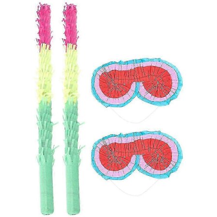 4 stk. briller Pinata Sjov Pinata Pinde Børnespil Legetøj Rekvisitter Festartikler