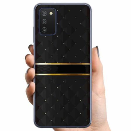 Samsung Galaxy A03s Tpu Mobilskal Golden Stripes