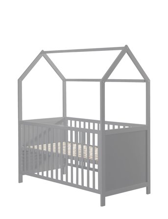 ROBA House Bed 70 X 140Cm - Grey - 70X 140CM